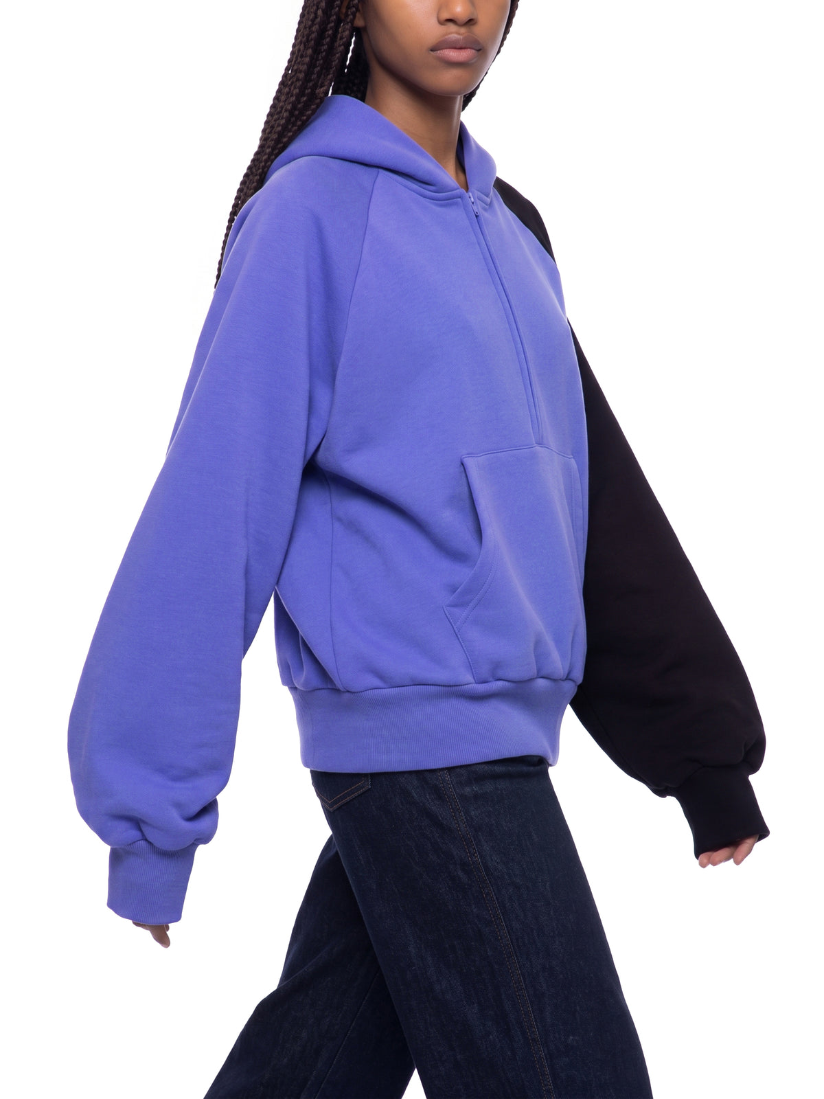 Purple with Black model women