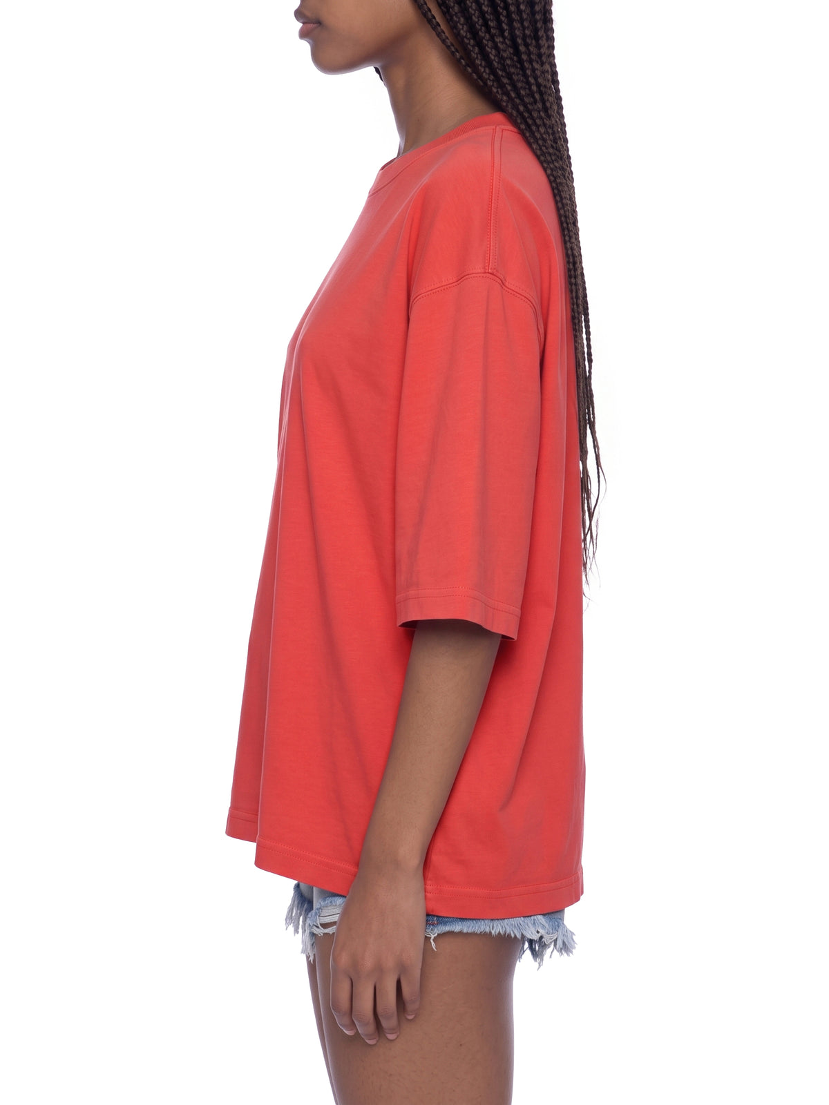 Red model women