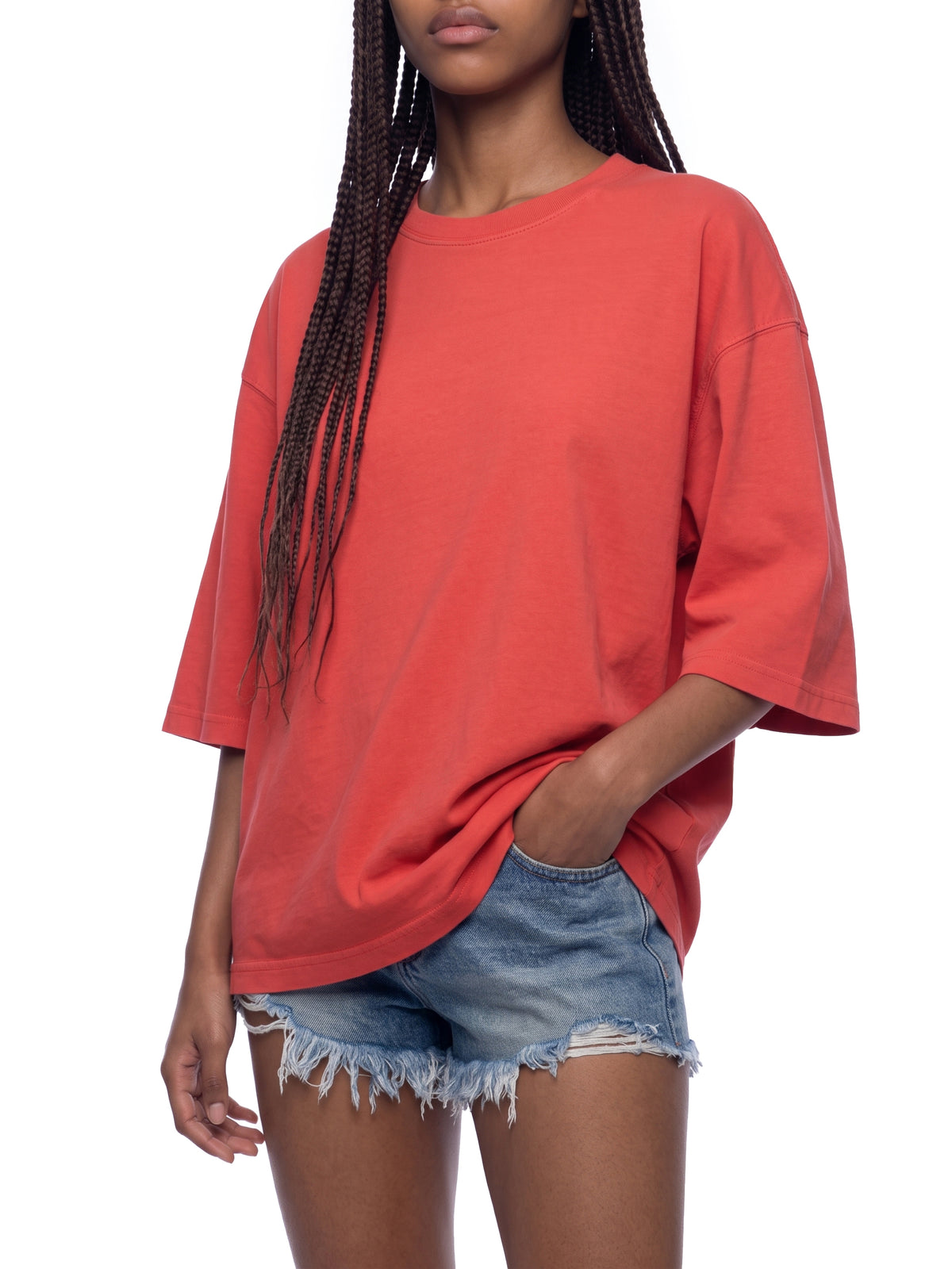 Red model women