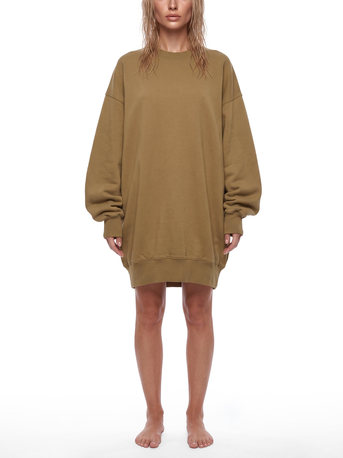 Vintage Wash Sweatshirt Dress