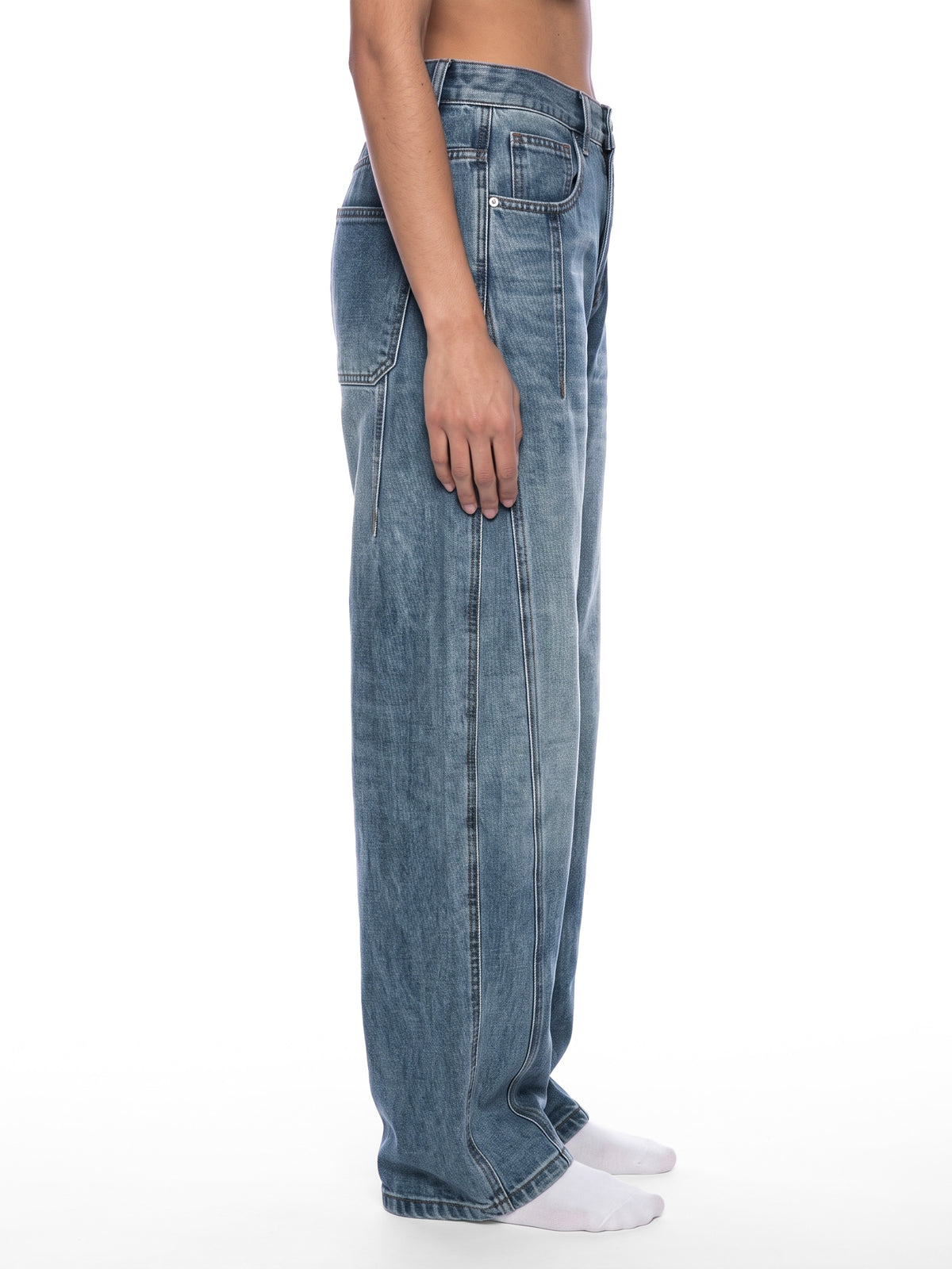 Jeans Blue side women