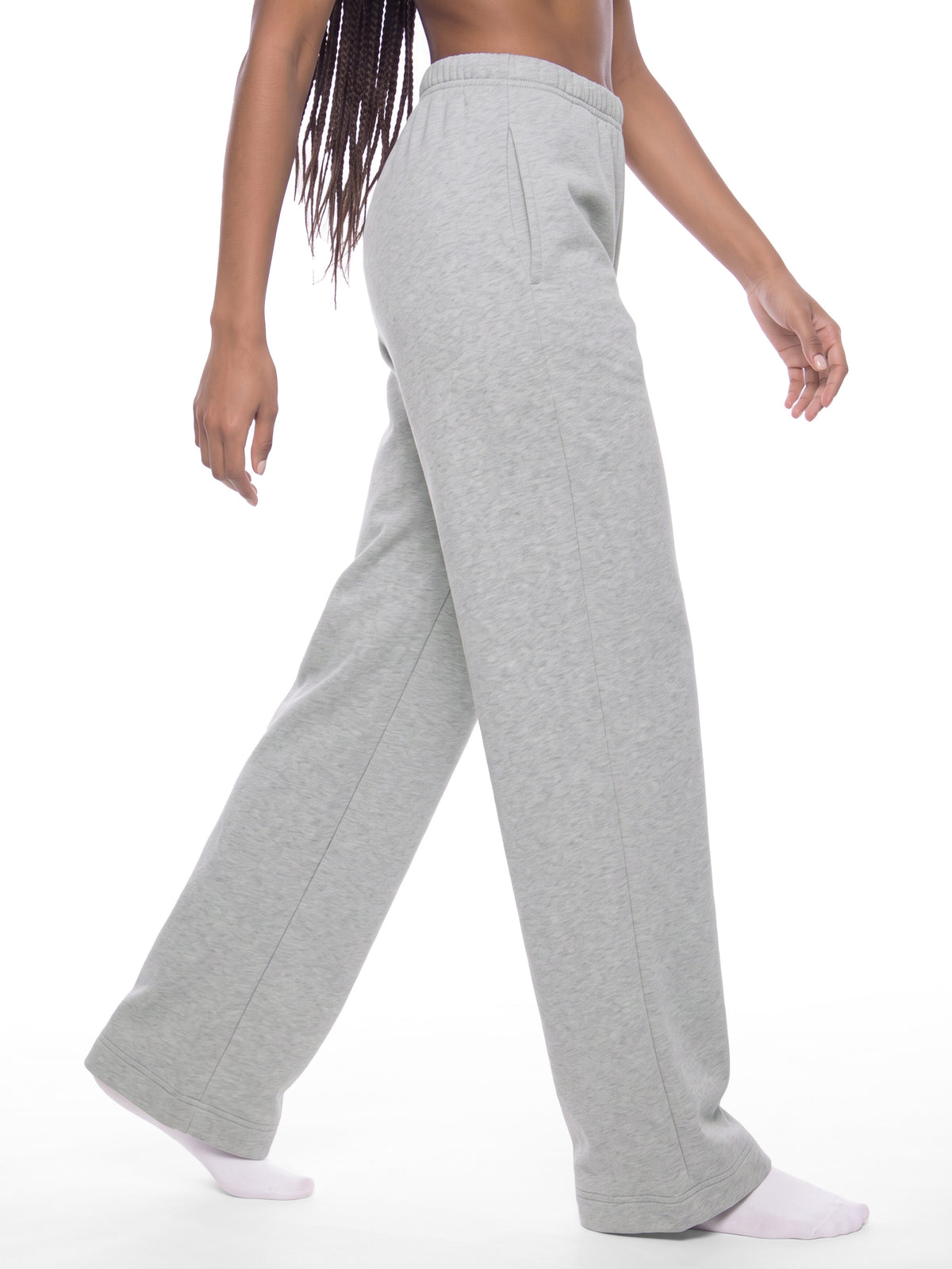 Straight Leg Fleece Sweatpants