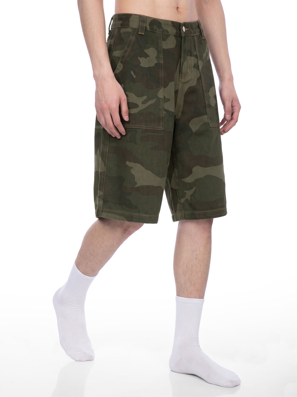 Green Camo model men