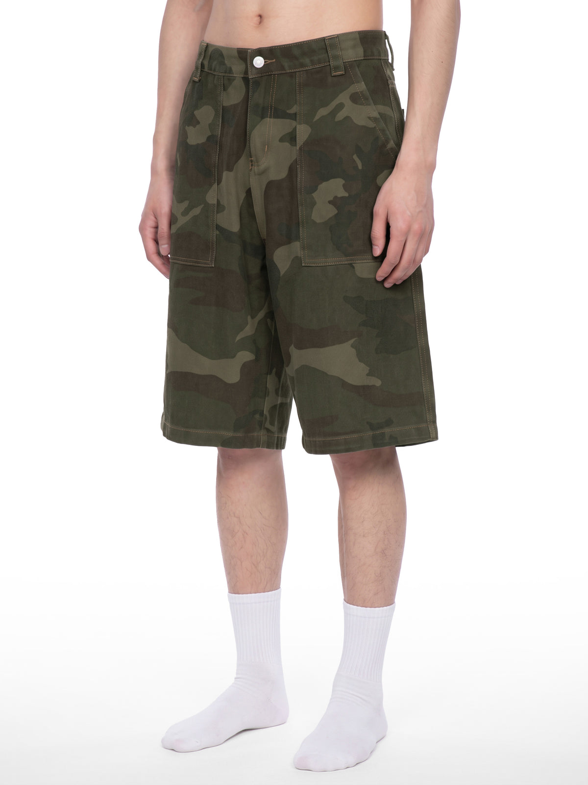 Green Camo model men