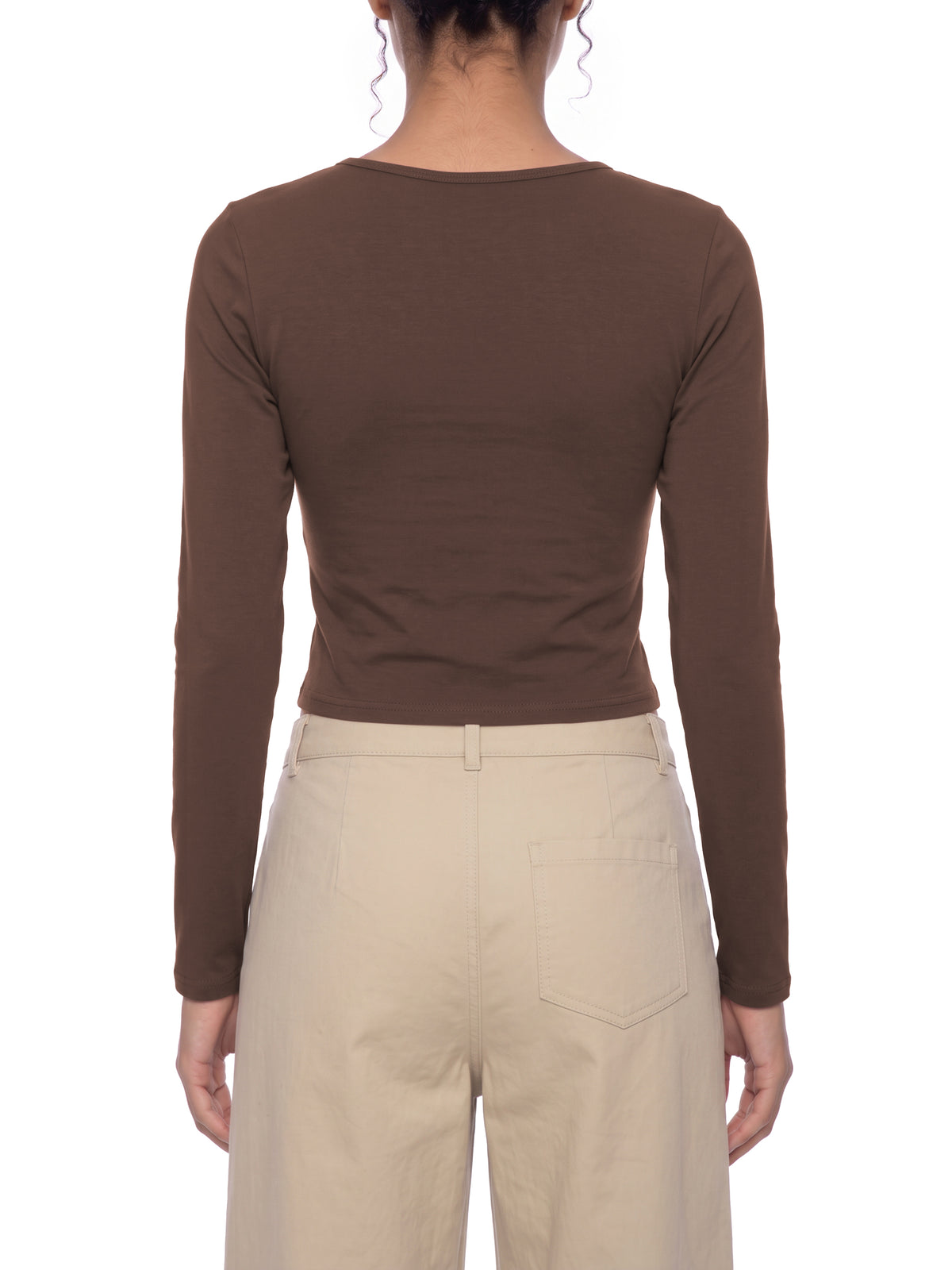Dark Brown model women