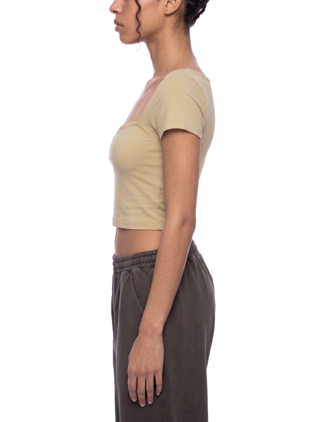 Square Neck Crop T-Shirt