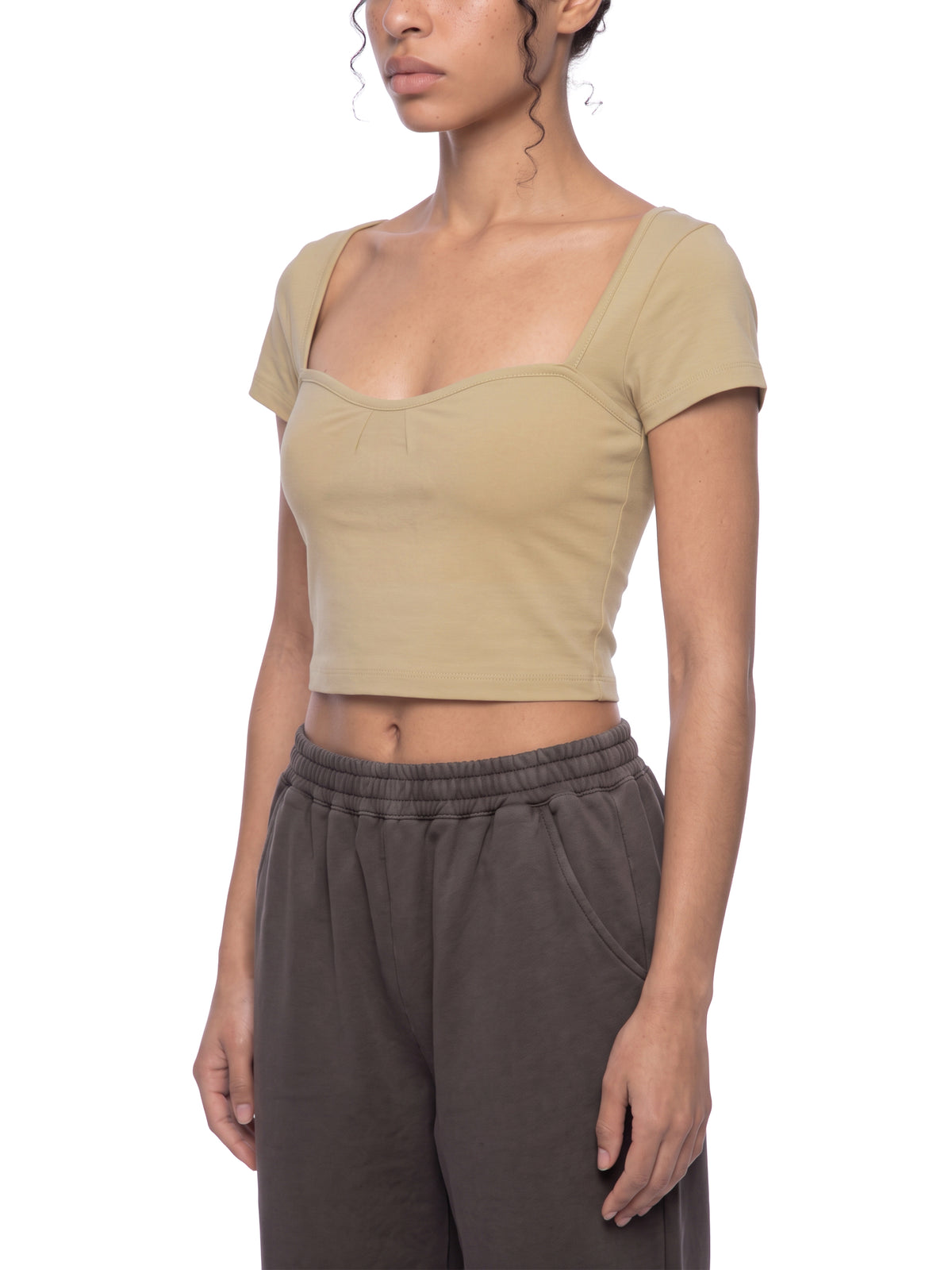 Pale Khaki model women