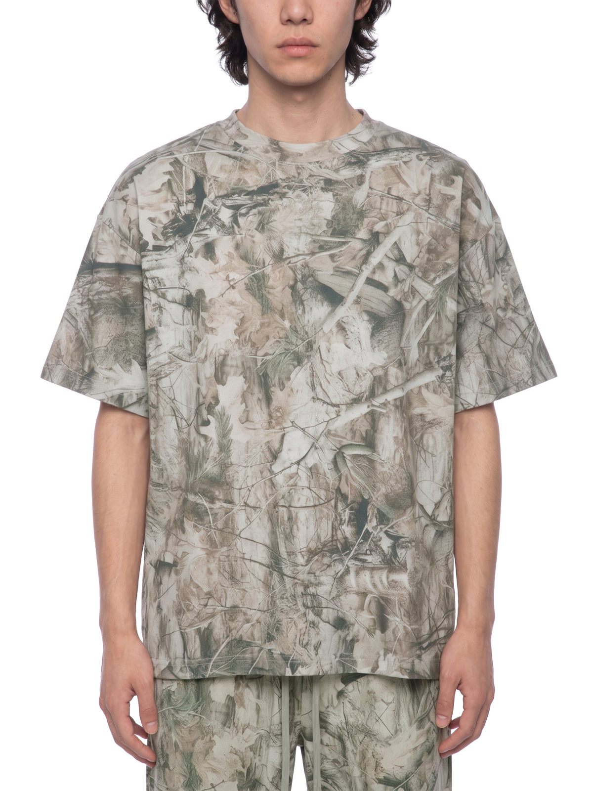 Tree Camo Gray Apricot model men