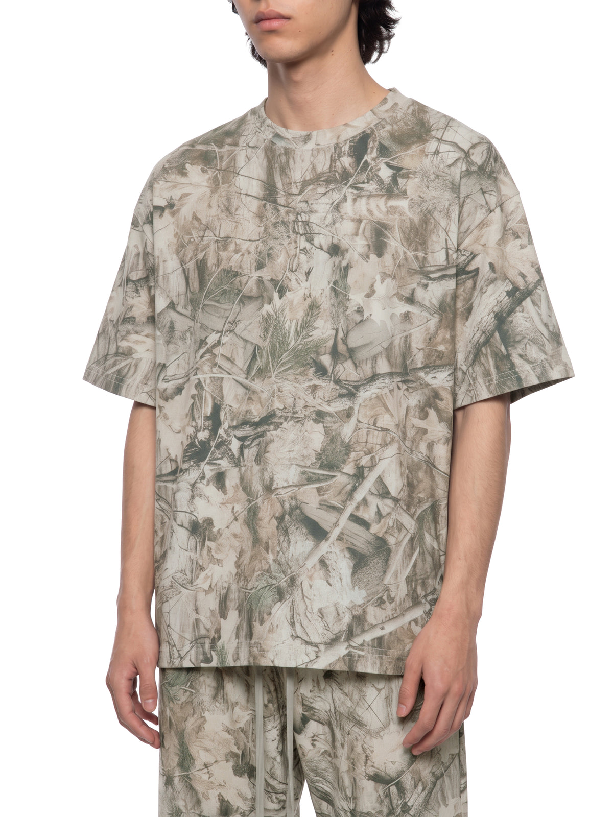 Tree Camo Gray Apricot model men