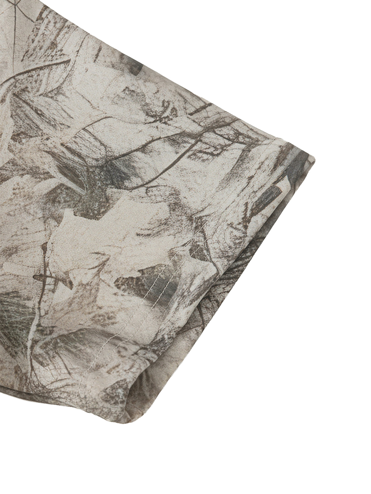 Tree Camo Gray Apricot detail