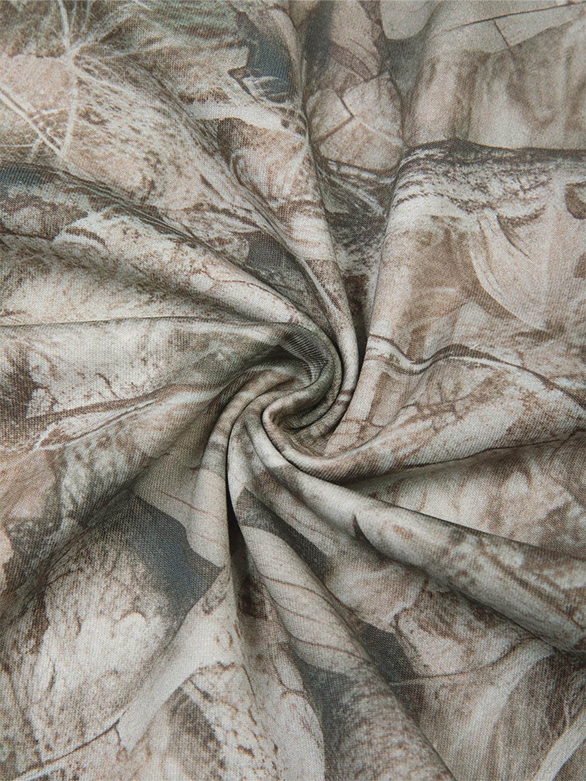 Tree Camo Gray Apricot detail