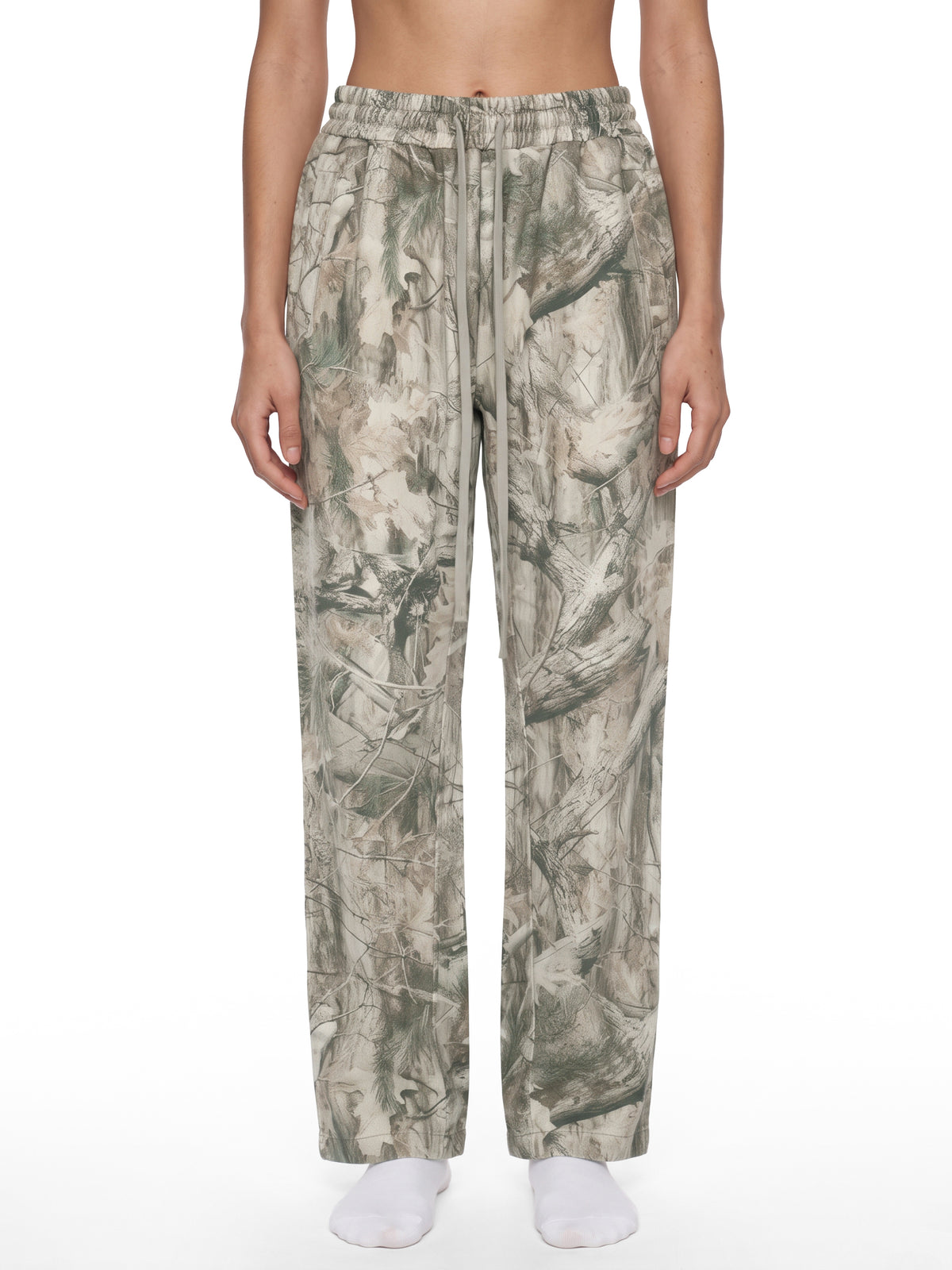 Tree Camo Gray Apricot model women