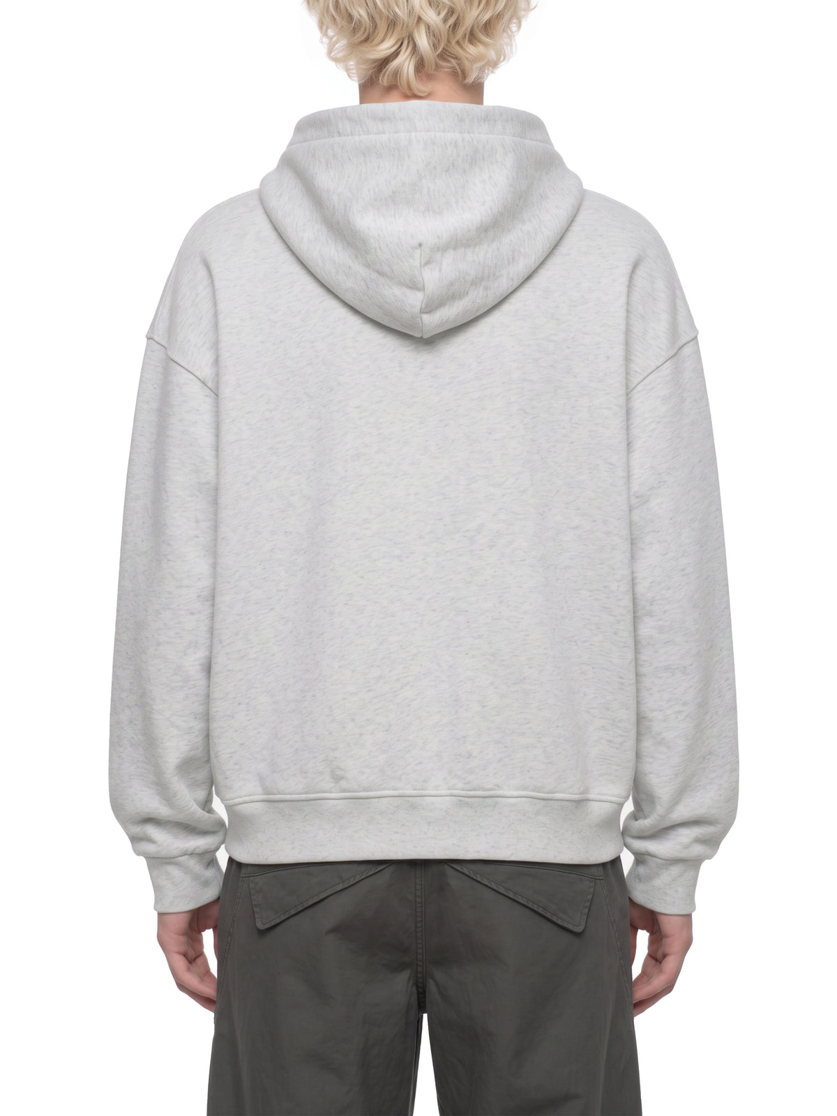 Oat Gray with Lake Blue model men