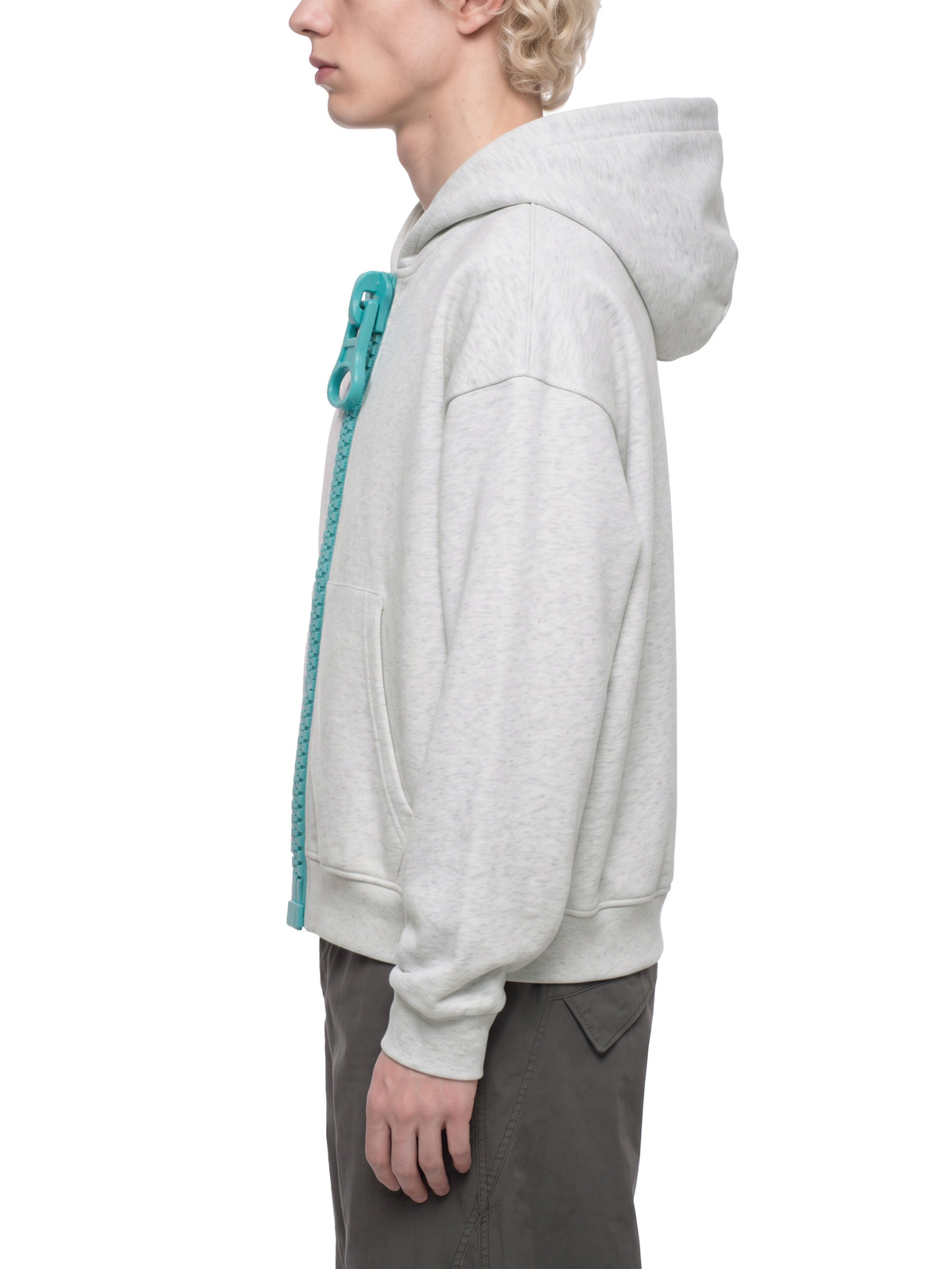 Oat Gray with Lake Blue model men