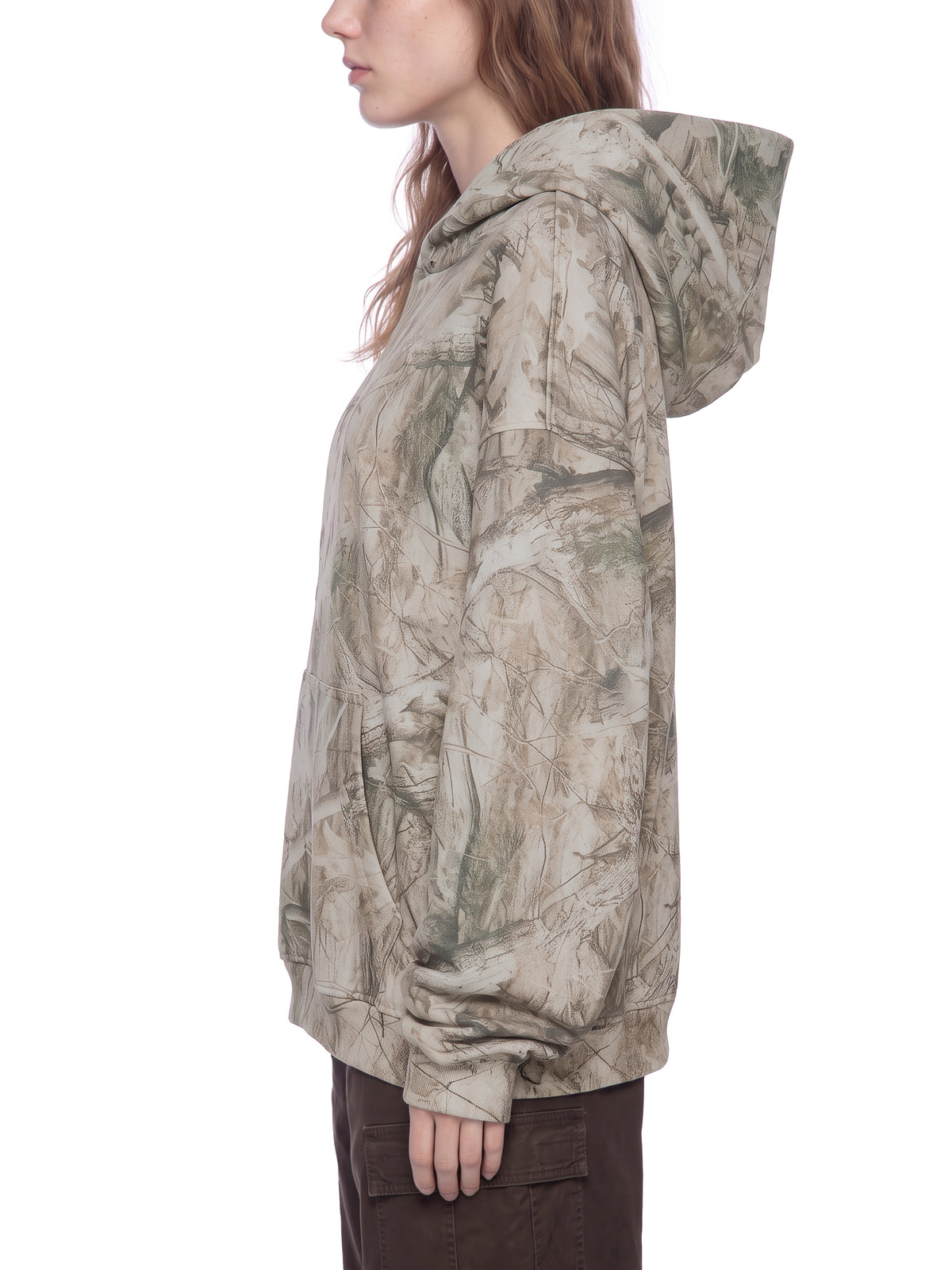 Tree Camo Gray Apricot model women