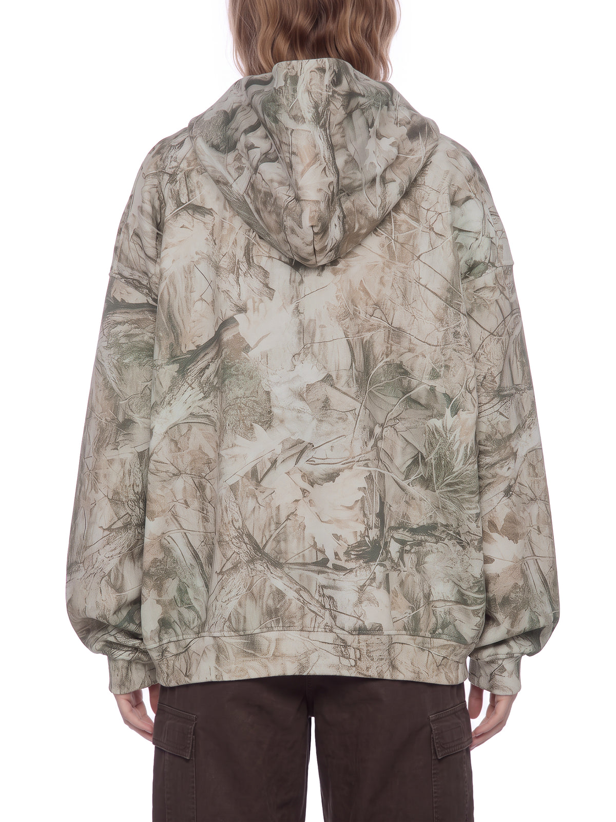 Tree Camo Gray Apricot model women