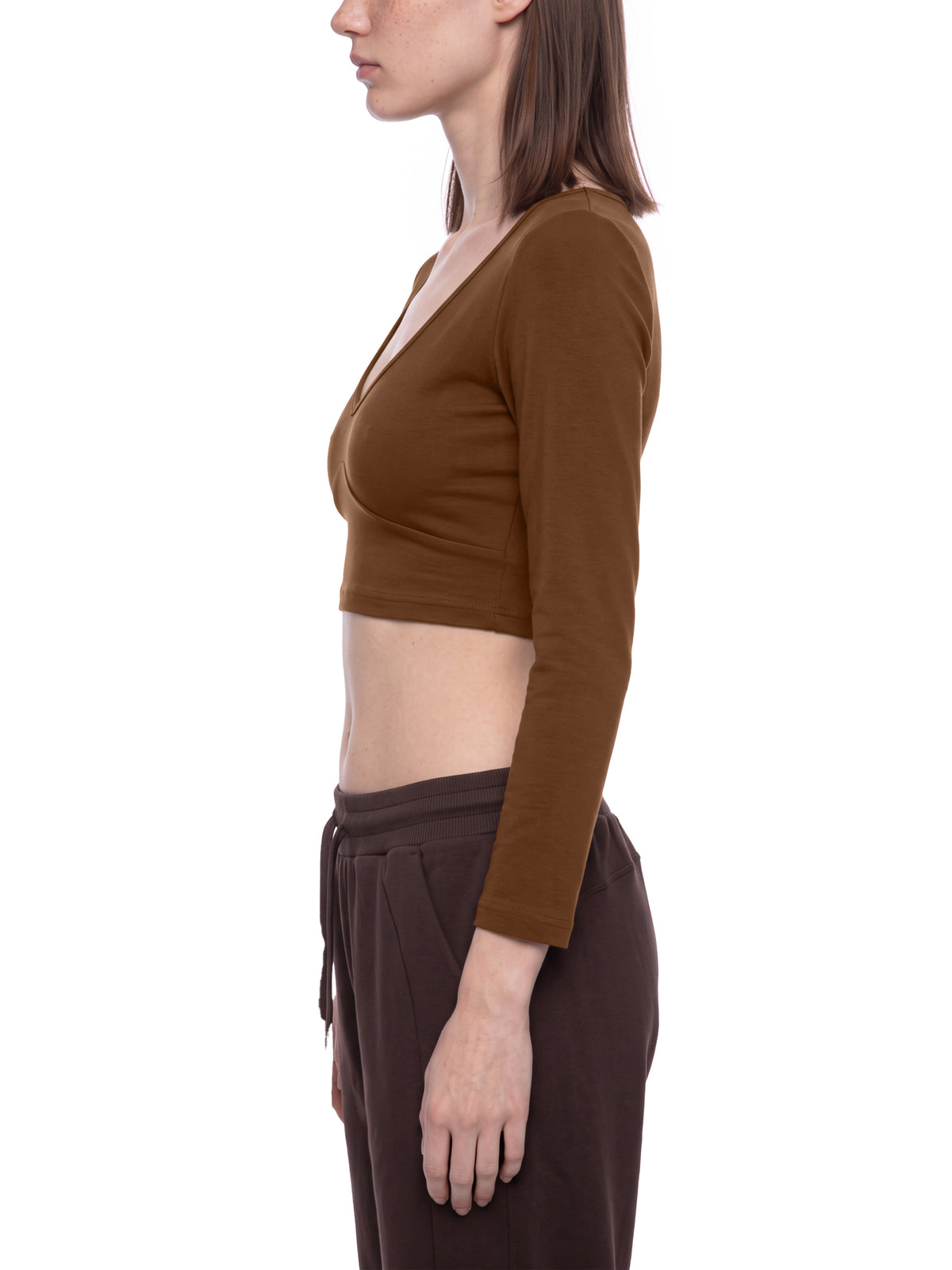Cropped Long Sleeve T-Shirt