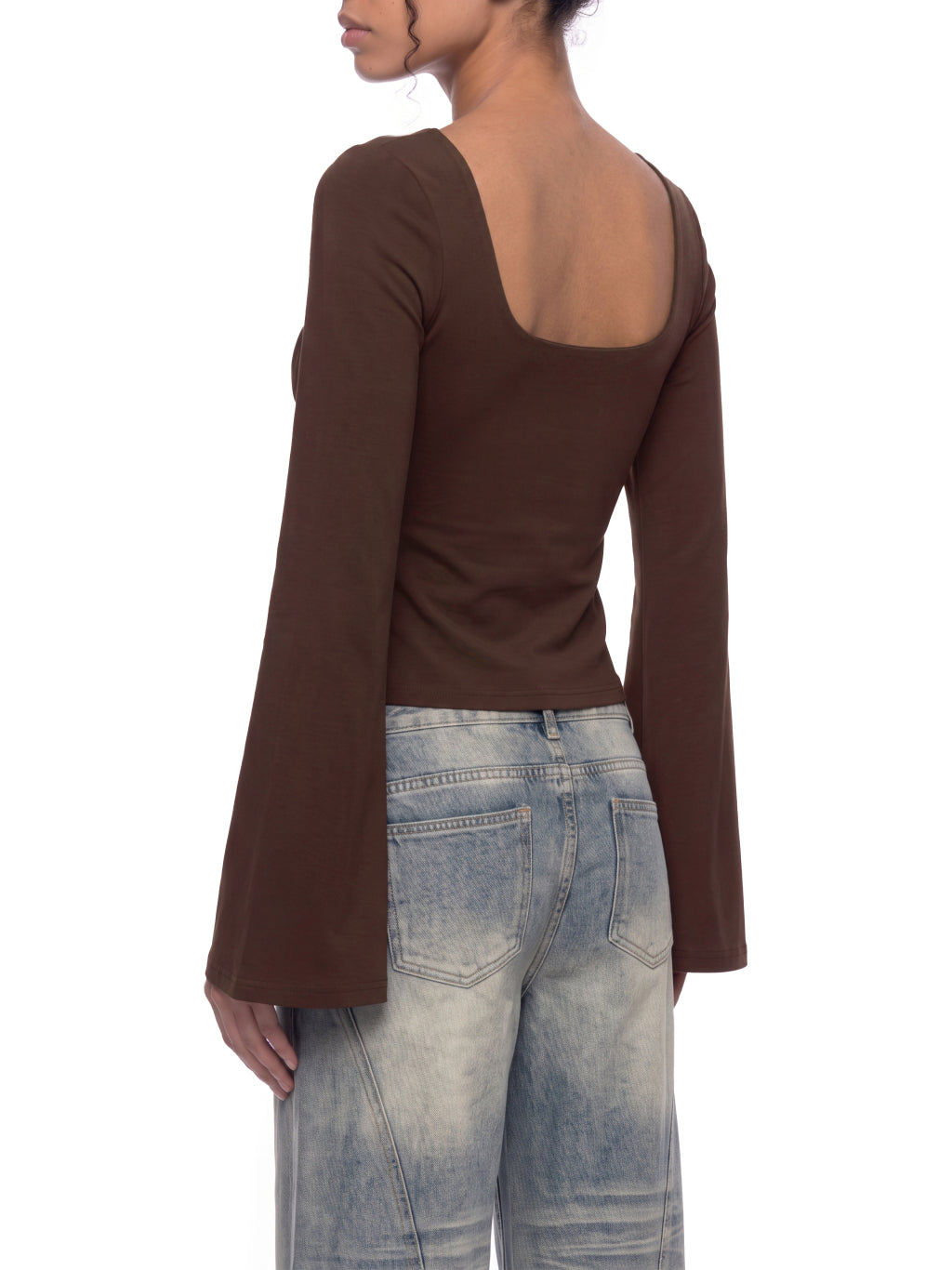 Dark Brown model women