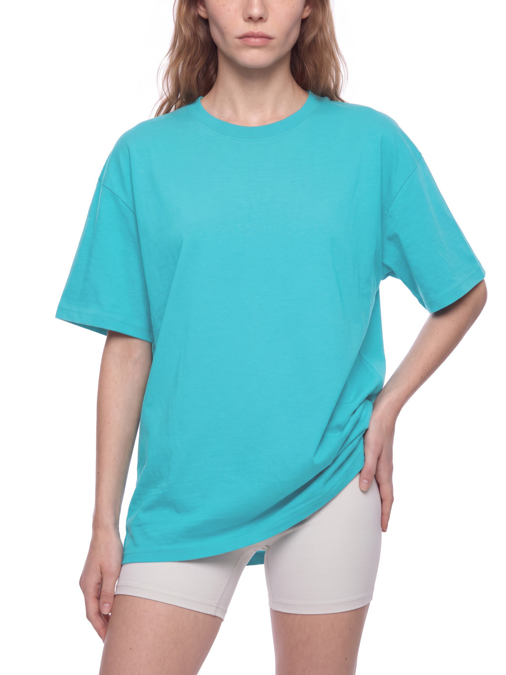 Peacock Blue model women