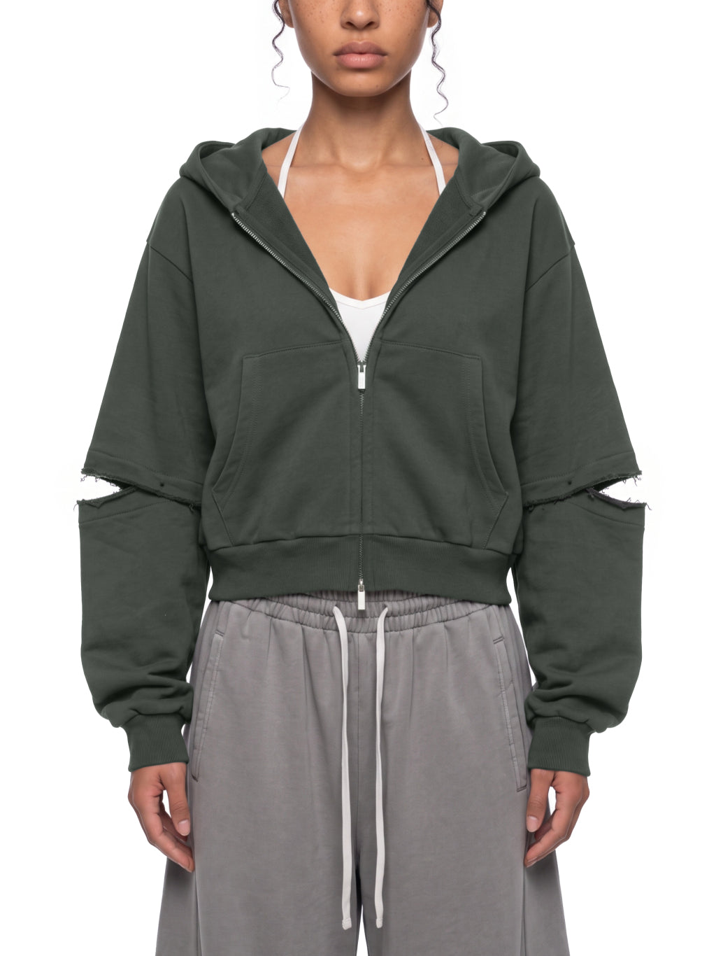 Dark Gray model women