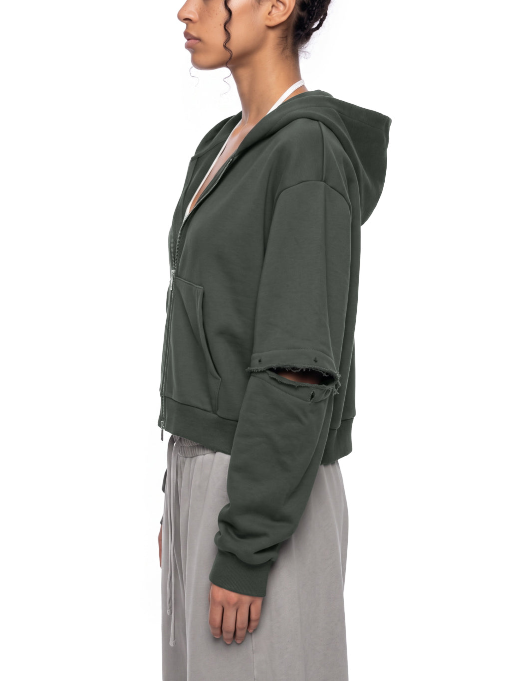 Dark Gray model women