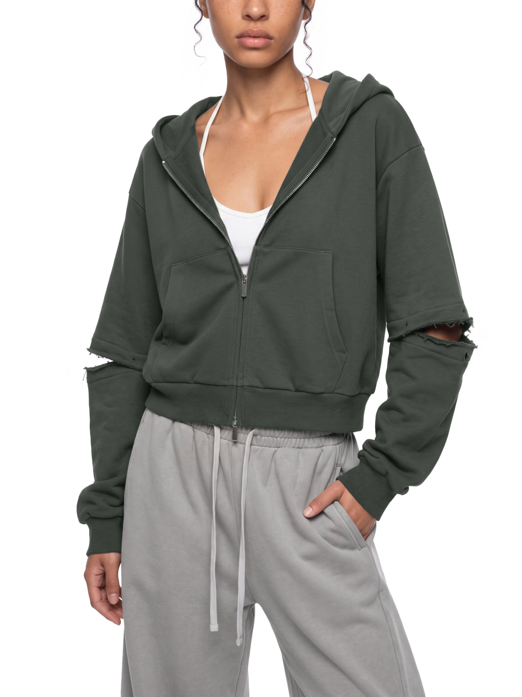 Dark Gray model women